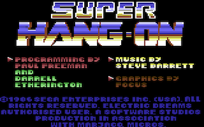 Super Hang-On - Commodore 64
