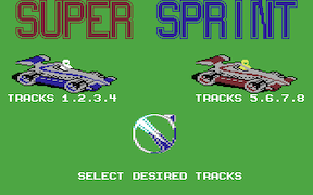 Super Sprint - Commodore 64