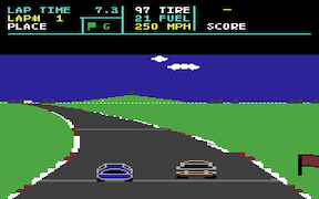 Richard Petty's Talladega - Commodore 64