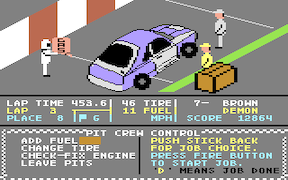 Richard Petty's Talladega - Commodore 64