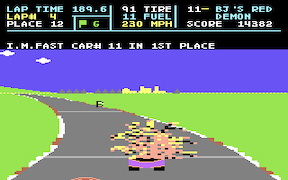 Richard Petty's Talladega - Commodore 64