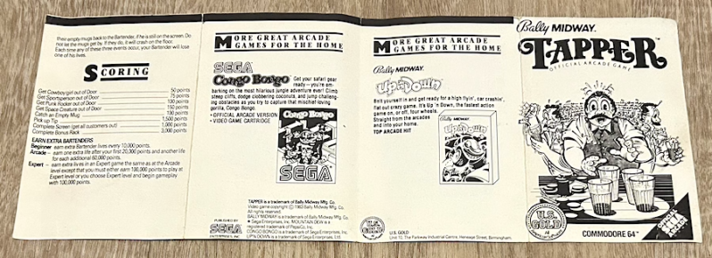 Tapper - Commodore 64