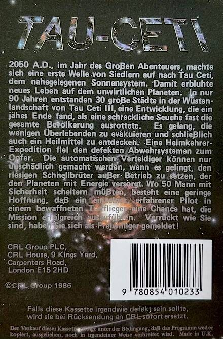 Tau Ceti - Commodore 64