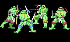 Teenage Mutant Hero Turtles - Commodore 64