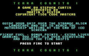 Terra Cognita - Commodore 64