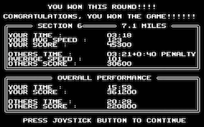 Test Drive II - The Duel - Commodore 64