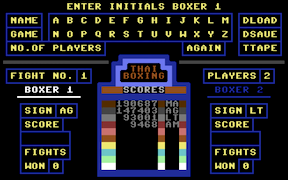 Thai Boxing - Commodore 64