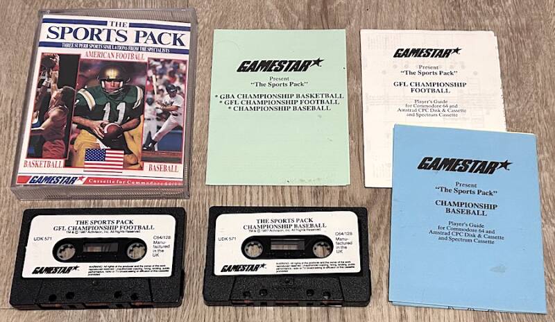 The Sports Pack - Gamestar - Commodore 64