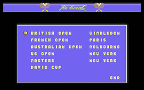 Tie-Break · Commodore 64