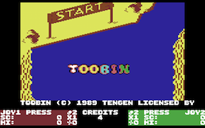 Toobin' - Commodore 64