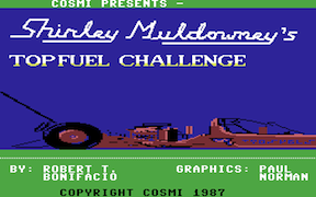 Shirley Muldowney's Top Fuel Challenge - Commodore 64
