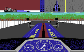 Shirley Muldowney's Top Fuel Challenge - Commodore 64