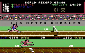 Track & Field - Commodore 64