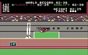 Track & Field - Commodore 64