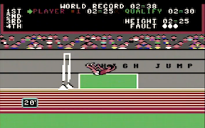 Track & Field - Commodore 64