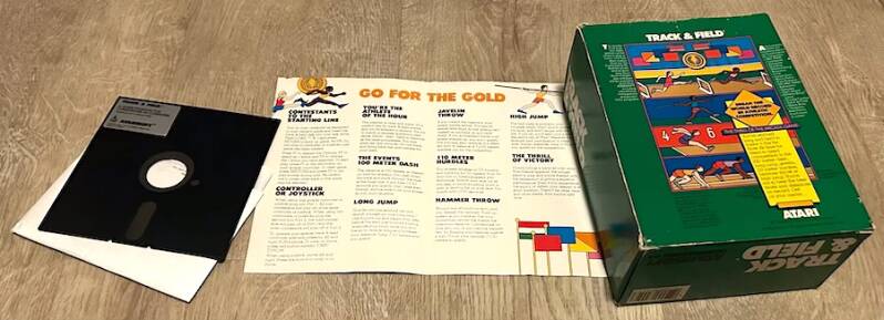 Track & Field - Commodore 64