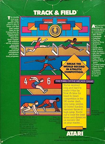 Track & Field - Commodore 64