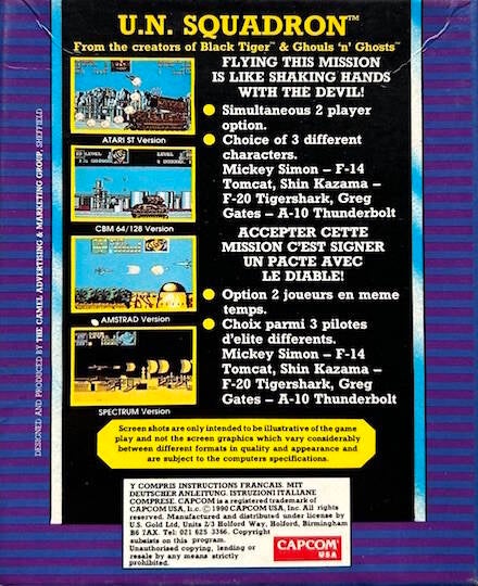 U.N. Squadron - Commodore 64