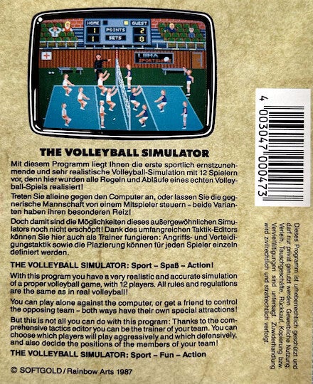 The Volleyball Simulator - Commodore 64