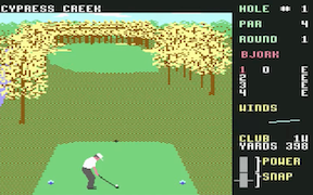 World Class Leader Board - Commodore 64