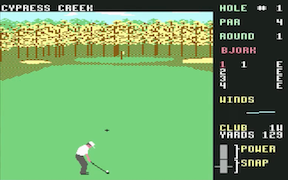 World Class Leader Board - Commodore 64