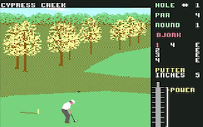 World Class Leader Board - Commodore 64