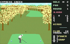 World Class Leader Board - Commodore 64