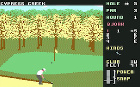 World Class Leader Board - Commodore 64