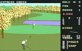 World Class Leader Board - Commodore 64