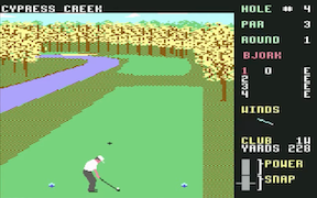 World Class Leader Board - Commodore 64