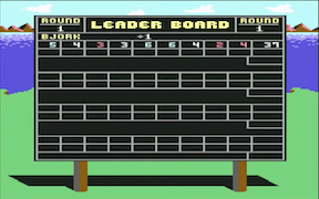 World Class Leader Board - Commodore 64