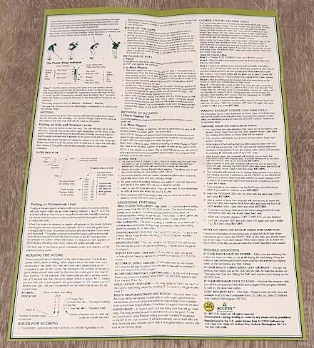 World Class Leader Board - Commodore 64