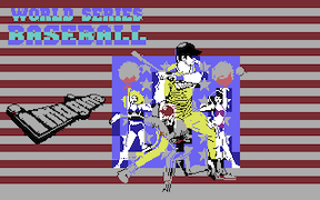 World Series Baseball - Commodore 64