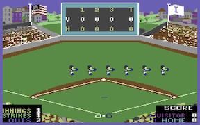 World Series Baseball - Commodore 64