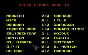 World Soccer - Commodore 64