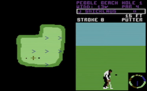 World Tour Golf - Commodore 64