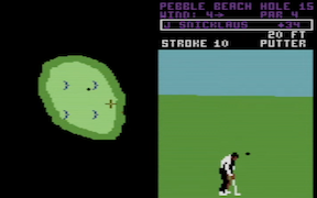World Tour Golf - Commodore 64
