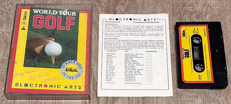 World Tour Golf - Commodore 64