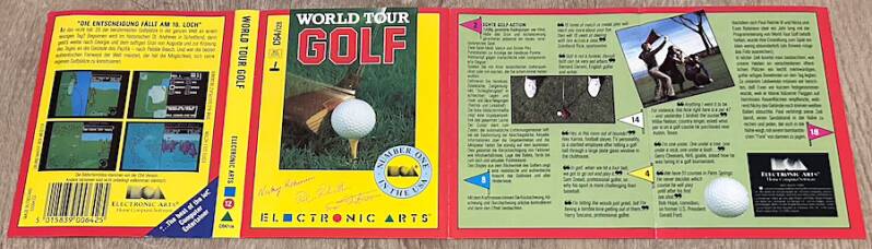 World Tour Golf - Commodore 64