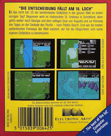 World Tour Golf - Commodore 64