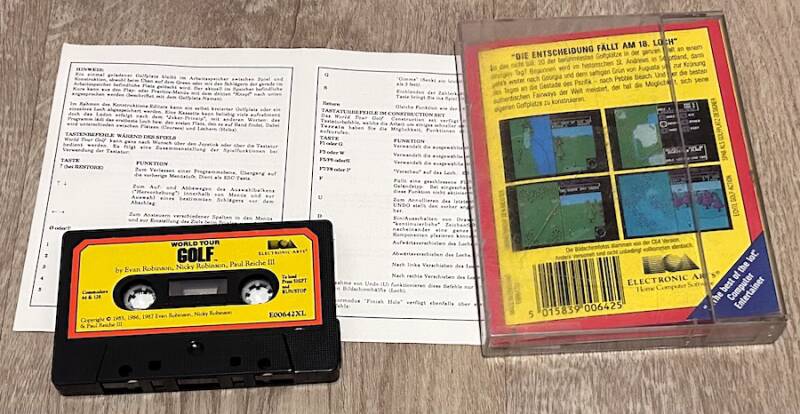 World Tour Golf - Commodore 64