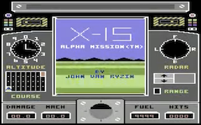 X-15 Alpha Mission - Commodore 64