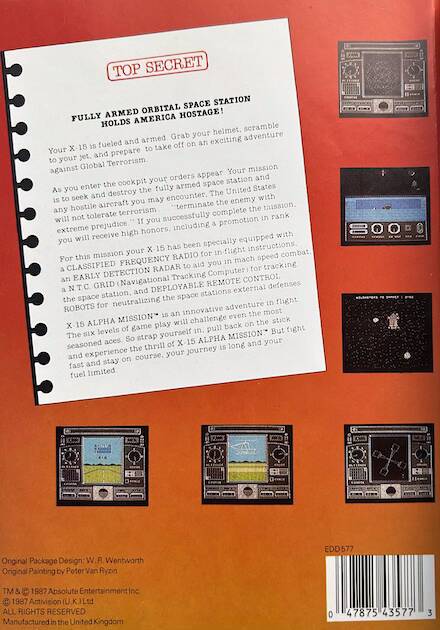 X-15 Alpha Mission - Commodore 64