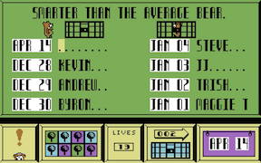 Yogi Bear - Commodore 64