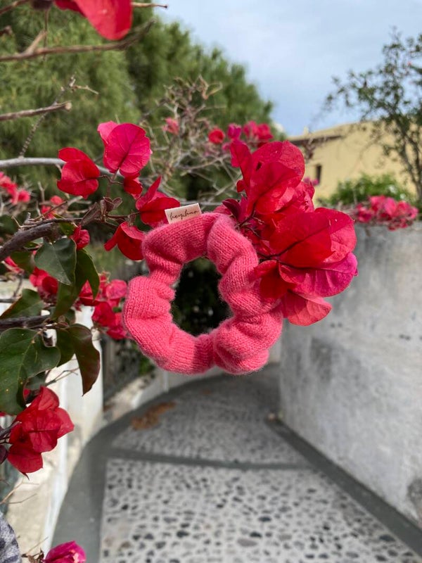 Kaschmir Scrunchie Pink