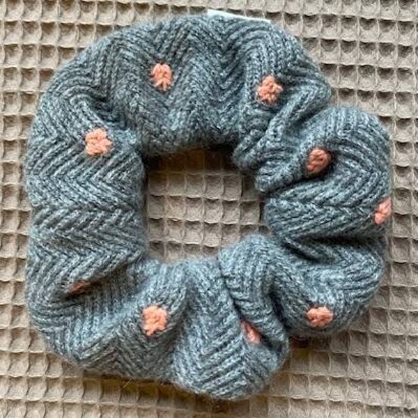 Kaschmir-Scrunchie Pünktchen