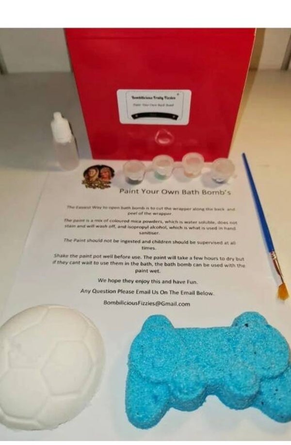 Paint Your Own Bath Bomb