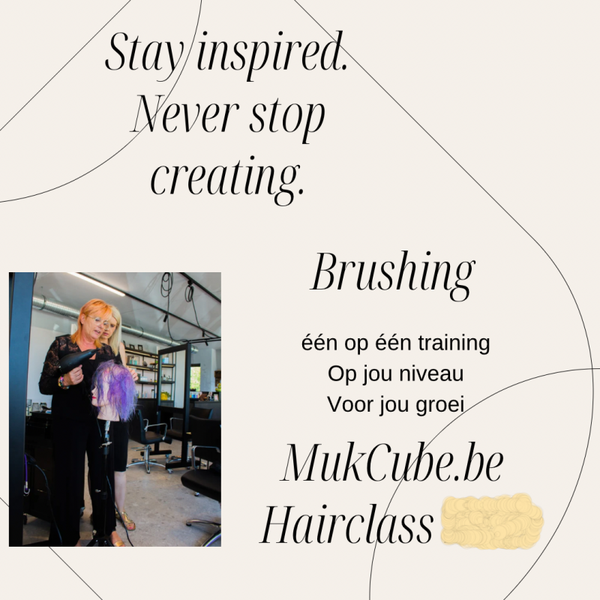 één op één opleiding Brushing & Styling 1 les moment