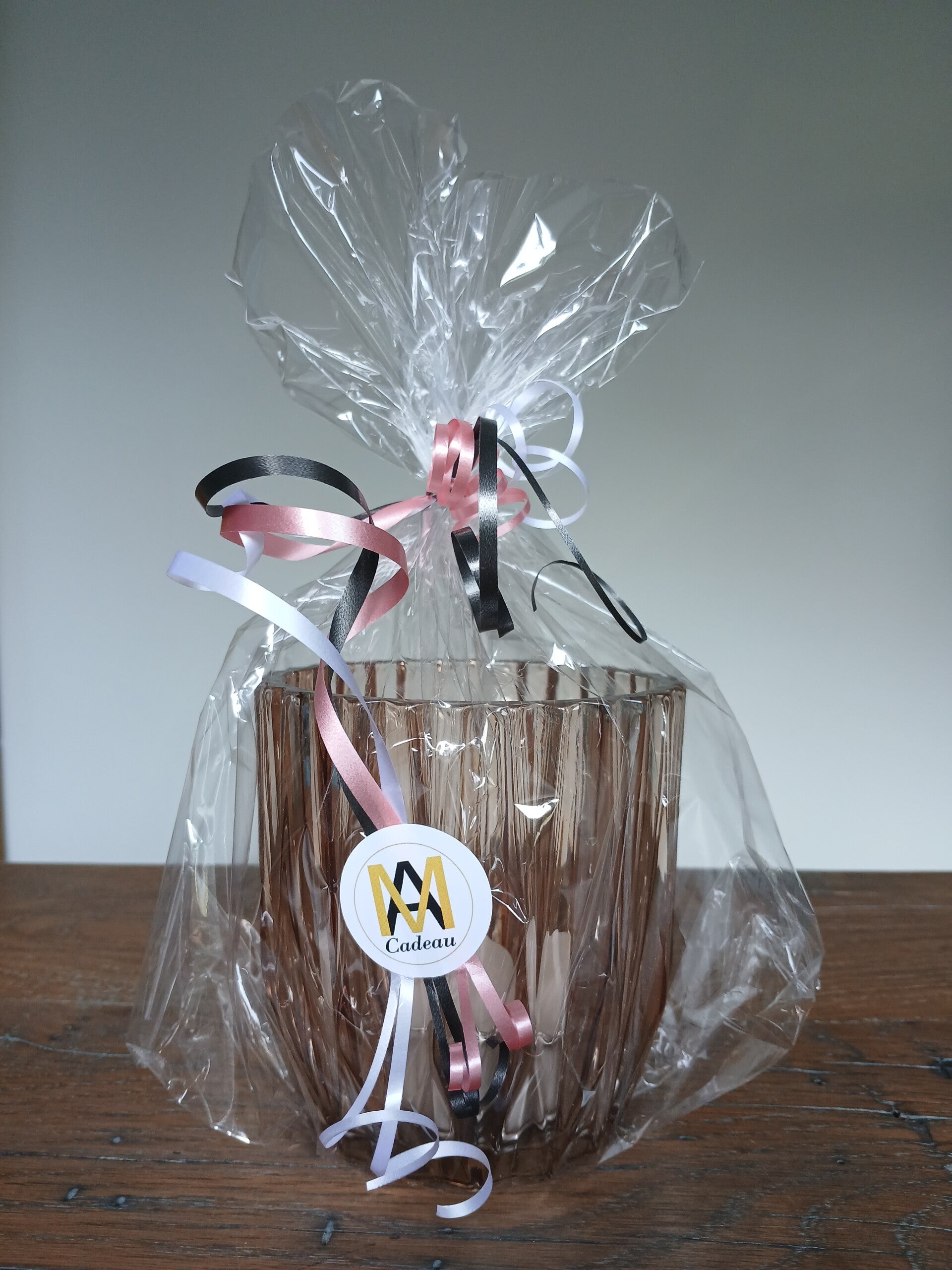 Waxinelicht houder glas/crystal