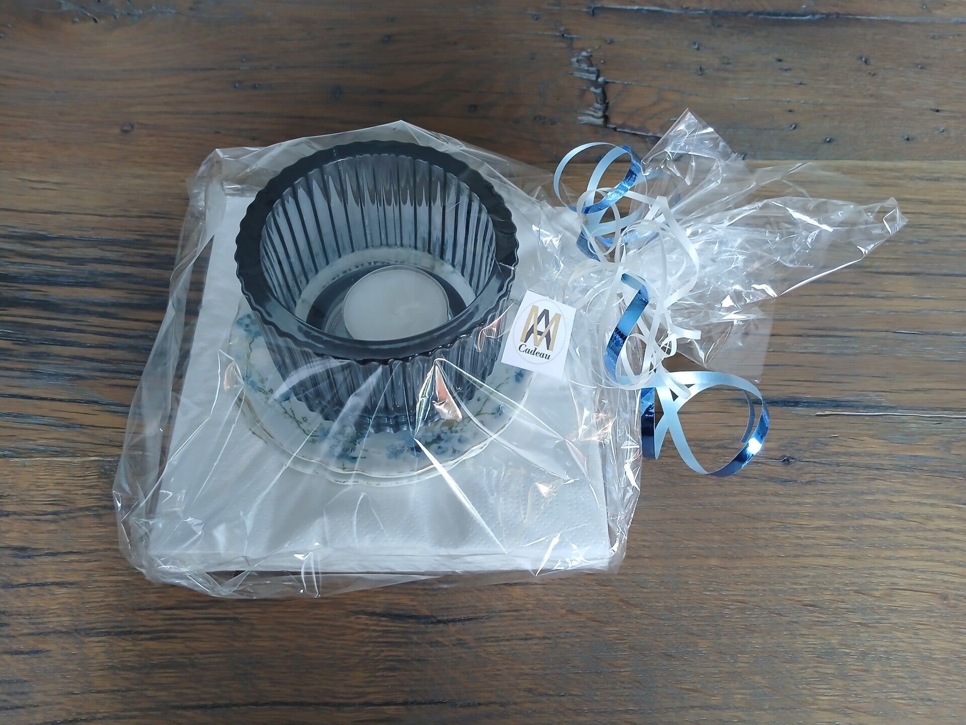 Vintage blauw